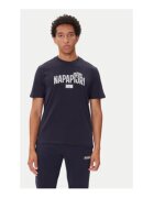 Napapijri Tricou Barbati - bleumarin - 100% bumbac