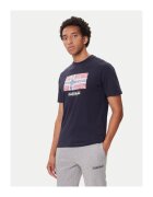 Napapijri Tricou barbati - bleumarin - 100% bumbac - 65982 - Bleumarin