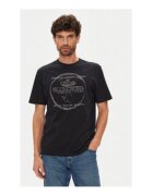 Napapijri Tricou Barbati - Negru - 100% bumbac - 65875 - Negru