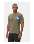 Napapijri Tricou barbati verde - bumbac