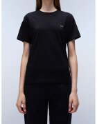 Napapijri Tricou de bumbac cu decolteu la baza gatului Nina - Negru