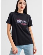 Napapijri Tricou din bumbac cu imprimeu grafic - Negru/Lila