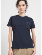 Napapijri Tricou din bumbac cu imprimeu logo Blanche - Bleumarin