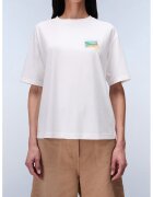 Napapijri Tricou lejer din bumbac - Alb