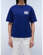 Napapijri Tricou lejer din bumbac - Albastru indigo