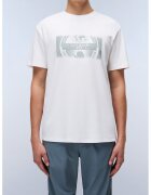 Napapijri Tricou regular-fit cu imprimeu logo - Alb/Verde deschis
