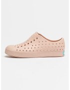 Native Tenisi slip-on cu talpa cu pete decorative Jefferson Bloom - Alb/Roz somon/Roz prafuit