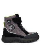 Naturino Ghete sport baieti - piele naturala - negru/gri