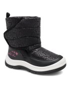 Nelli Blu Cizme sport fete - sintetic - negru/alb -
