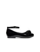 Nelli Blu Pantofi copii - balerini fete - negru - textil - Negru