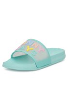 Nelli Blu Papuci fete P4240032K - Verde - Plastic