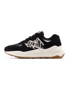 New Balance 57/40 Pantofi sport din piele intoarsa cu detaliu logo - Negru/Bej