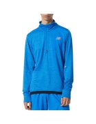 New Balance Hanorac tehnic de alergare cu logo si fermoar -