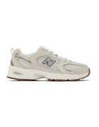 New Balance Pantofi 530 din plasa cu garnituri din piele ecologica - pentru alergare - Alb fildes/Gri inchis
