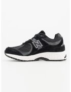 New Balance Pantofi sport 2002 R cu garnituri din piele intoarsa - Negru stins/Gri inchis