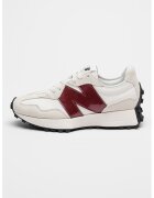 New Balance Pantofi sport 327 wedge cu garnituri de piele - Alb
