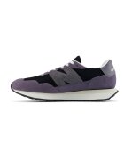 New Balance Pantofi sport din piele intoarsa cu insertii din plasa - Gri antracit