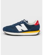 New Balance Pantofi sport low cut cu garnituri din piele intoarsa 237 - Rosu/Alb/Albastru inchis