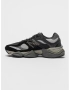 New Balance Pantofi sport unisex 9060 din piele intoarsa si plasa cu aspect masiv - Negru/Gri inchis
