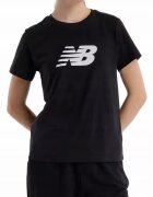 New Balance Tricou cu imprimeu logo si decolteu la baza gatului