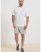 New Balance Tricou relaxed fit cu decolteu la baza gatului - Alb/Gri deschis
