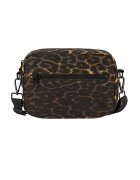 New Era Borseta cu imprimeu leopard - Negru/Maro/Bej