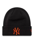 New Era Caciula cu broderie logo League Essential - Negru/Portocaliu stins