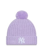 New Era Caciula dama NY Yankees - manseta rasucita - mov - acril