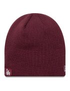 New Era Caciula tricotata fin cu model uni - Visiniu