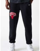 New Era Pantaloni de trening din bumbac NBA Chicago Bulls - Rosu/Negru