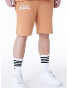 New Era Pantaloni scurti cu logo brodat - Alb/Portocaliu persan