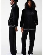 New Era Pantaloni unisex lejeri de trening cu logo brodat - Negru