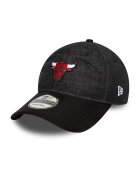New Era Sapca ajustabila Chicago Bulls NBA Denim 9TWENTY - Negru