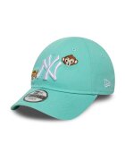 New Era Sapca baseball ajustabila cu detalii brodate - Alb/Verde deschis