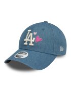 New Era Sapca baseball din denim LA Dodgers - Rosu/Albastru prafuit/Alb optic