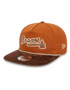 New Era Sapca cu capsa pe partea din spate Atlanta Braves - Maro - Maro