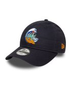New Era Sapca cu detalii brodate - pentru baseball - Negru/Portocaliu/Albastru