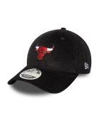 New Era Sapca din reiat cu logo Chicago Bulls 9Forty - Rosu/Negru