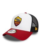 New Era Sapca trucker cu capsa pe spate AS Roma 9FORTY - Rosu/Galben/Alb optic