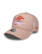 New Era Sapca trucker cu imprimeu brodat - Rosu/Fucsia/Roz prafuit