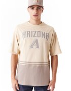 New Era Tricou de bumbac cu logo - Bej deschis