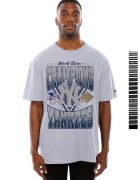 New Era Tricou New York Yankees World Series Champions - Alb/Gri cenusiu/Bleumarin