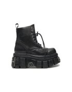 New Rock Bocanci Barbati M-NEWMILI083-S37 - Piele naturala - Negru