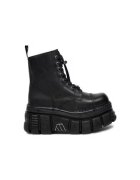 New Rock Bocanci dama M-NEWMILI083-S21 - Piele naturala - 64599 - Negru