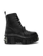New Rock Ghete barbati model M-WALL083CCT-S9 - piele ecologica - negruwqfwq