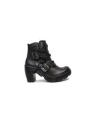 New Rock Ghete dama 304874598 - Piele ecologica - Negru - Negru