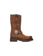 New Rock Ghete dama M-7610-C2 - Piele naturala - Maro - Maro