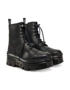 New Rock Ghete dama piele naturala - negru -