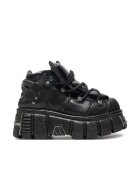 New Rock Ghete dama piele naturala - negru -