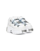 New Rock Pantofi sport dama - M-106-C187 - Piele naturala - Alb